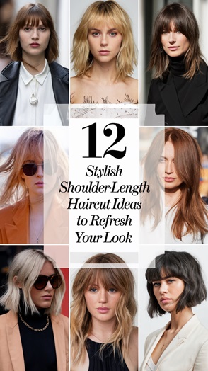 12 Stylish Shoulder-Length Haircut Ideas to Refresh Your Look