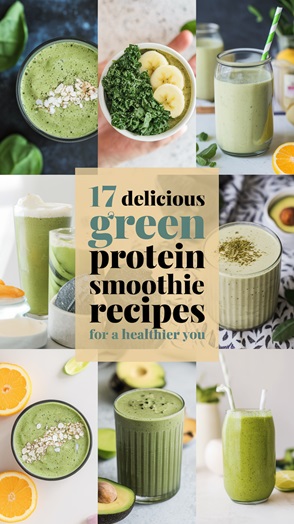17 Delicious Green Protein Smoothie Recipes for a Healthier You