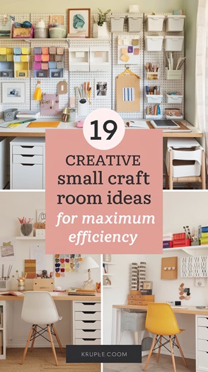 19 Creative Small Craft Room Ideas for Maximum Efficiency