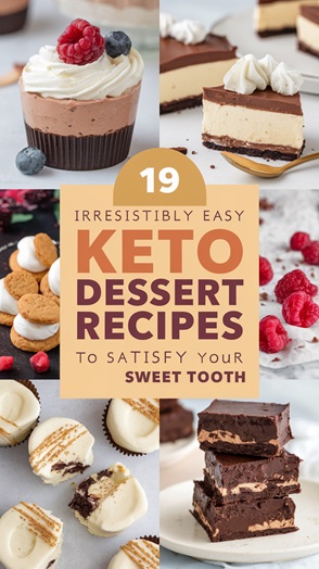 19 Irresistibly Easy Keto Dessert Recipes to Satisfy Your Sweet Tooth