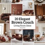 20 Elegant Brown Couch Living Room Ideas