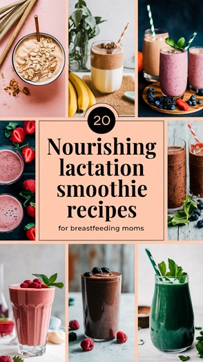 20 Nourishing Lactation Smoothie Recipes for Breastfeeding Moms