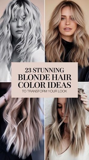 23 Stunning Blonde Hair Color Ideas to Transform Your Look