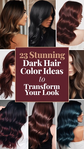 23 Stunning Dark Hair Color Ideas to Transform Your Look
