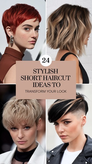 24 Stylish Short Haircut Ideas to Transform Your Look