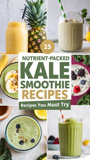 25 Nutrient-Packed Kale Smoothie Recipes You Must Try