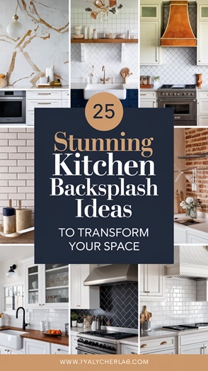25 Stunning Kitchen Backsplash Ideas to Transform Your Space