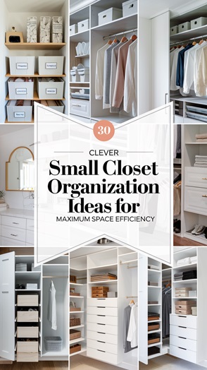 30 Clever Small Closet Organization Ideas for Maximum Space Efficiency