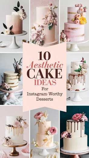 10 Aesthetic Cake Ideas to Elevate Your Instagram Feed