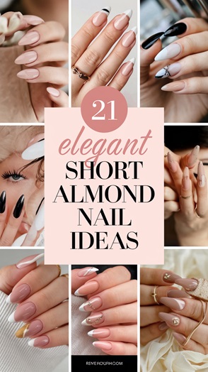 21 Elegant Short Almond Nail Designs to Try Now