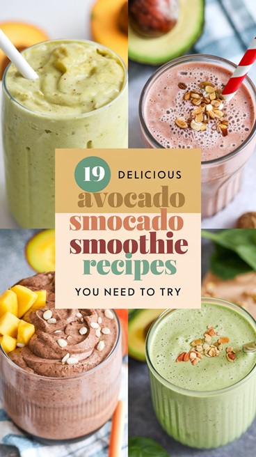 19 Delicious Avocado Smoothie Recipes You Need to Try