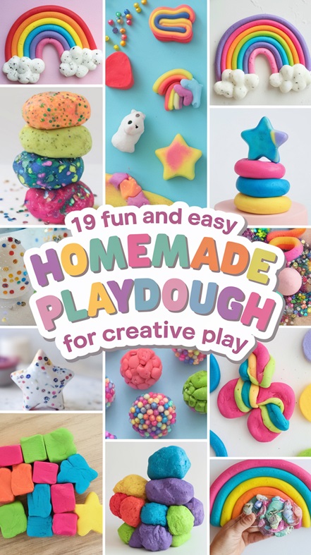 19 Fun and Easy Homemade Playdough Recipes for Creative Play