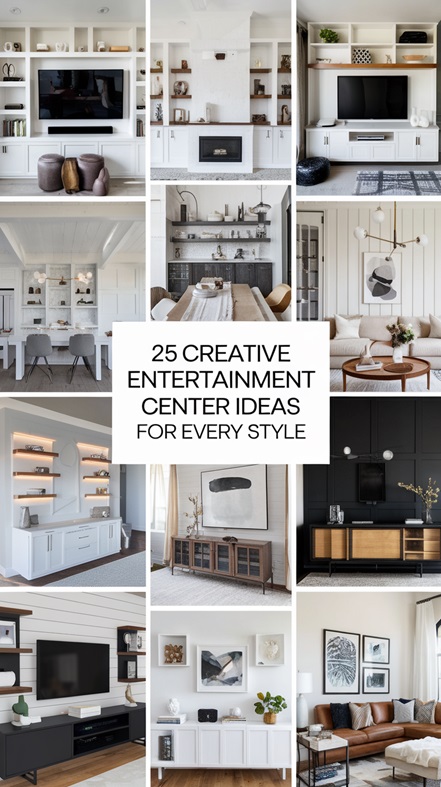 25 Creative Entertainment Center Ideas for Every Style
