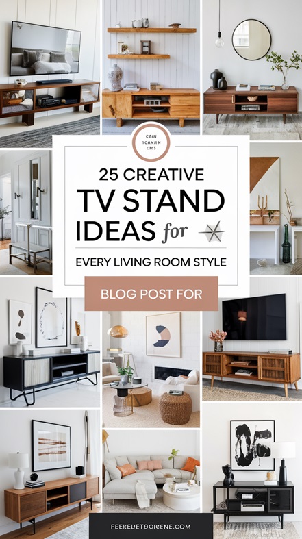 25 Creative TV Stand Ideas for Every Living Room Style