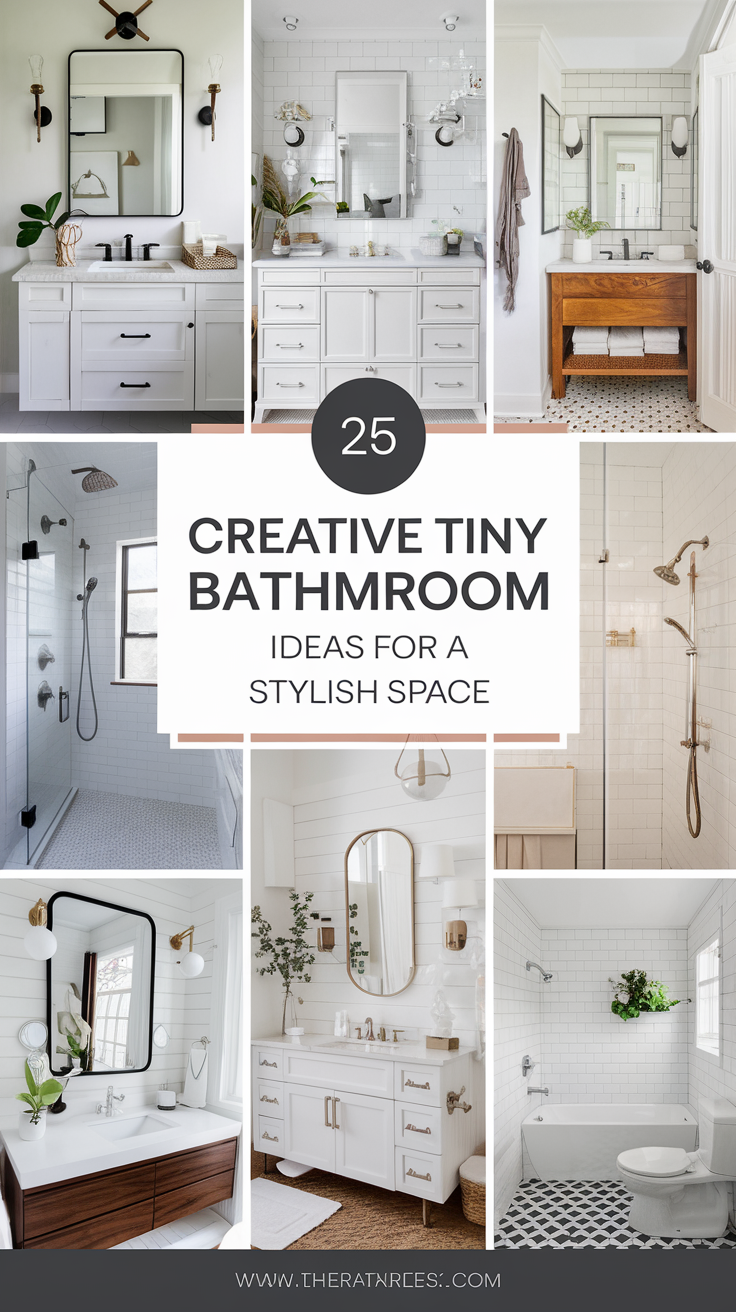 25 Creative Tiny Bathroom Ideas for a Stylish Space - Mommy's Quiet Time