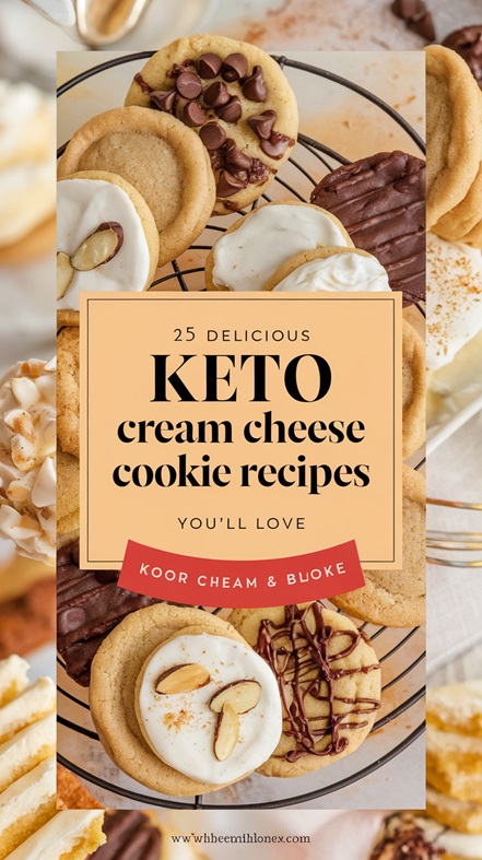 25 Delicious Keto Cream Cheese Cookie Recipes You'll Love