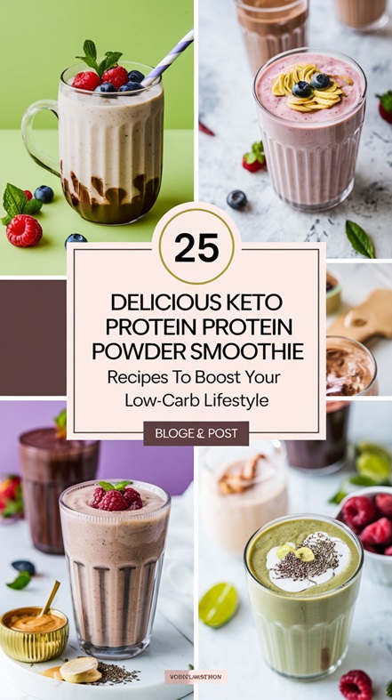 25 Delicious Keto Protein Powder Smoothie Recipes to Boost Your Low-Carb Lifestyle