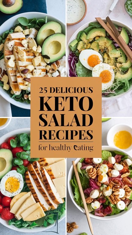 25 Delicious Keto Salad Recipes for Healthy Eating