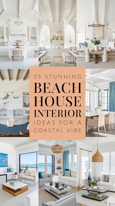 25 Stunning Beach House Interior Ideas for a Coastal Vibe