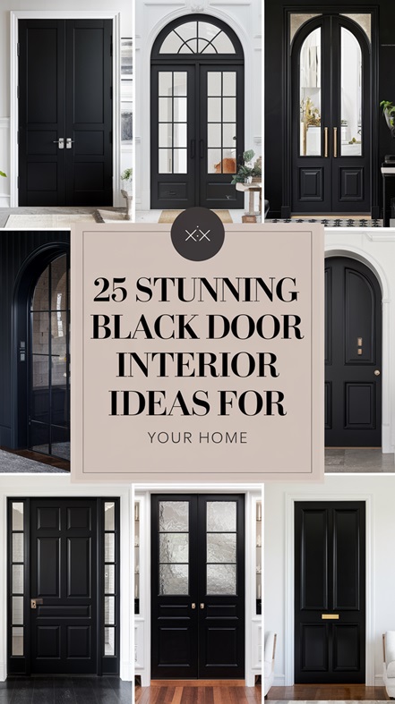 25 Stunning Black Door Interior Ideas for Your Home