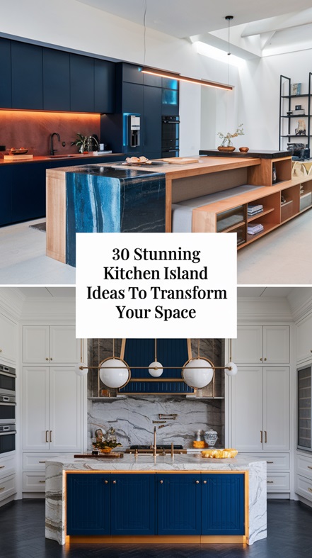 30 Stunning Kitchen Island Ideas to Transform Your Space