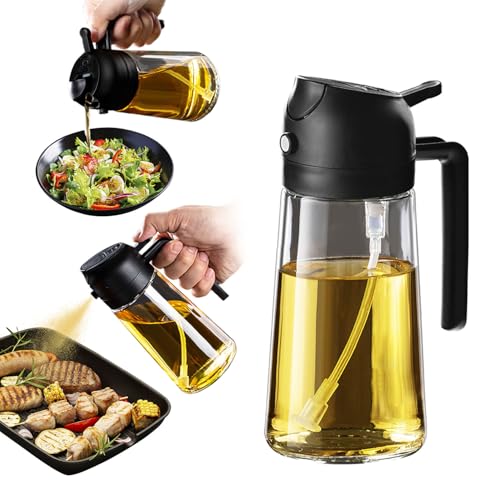 TrendPlain 16oz/470ml Olive Oil Sprayer for Cooking - 2 in ...
