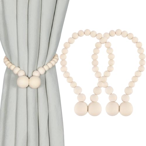 KLOGTSIND Magnetic Curtain Tiebacks, Curtain Tie Backs for Curtains 2 ...