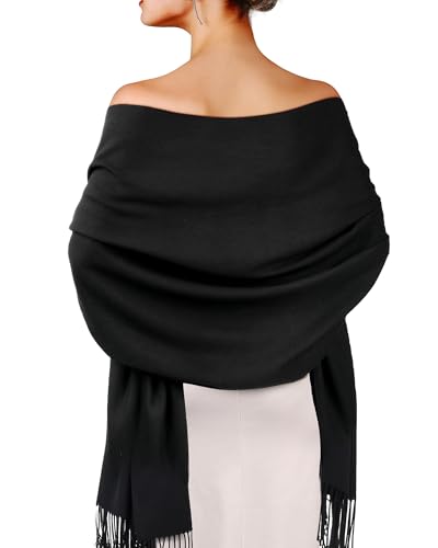 FURTALK Women's Scarf Pashmina Shawls and Wraps for Evening Dress Wedding Bride Bridesmaid Gifts Winter Scarves