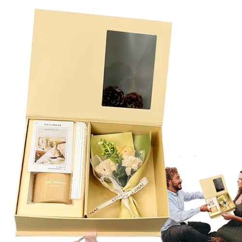 Aromatherapy Gift Set for Women, Relaxing Scented Box for Women, Elegant Aromatherapy Fragrance Basket, Fragrance Diffuser Box for Girls, Scented Spa Basket for Moms, Aromatherapy Gift for Women