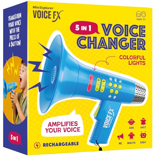 Voice Changer for Kids - Easter Gifts - Voice Changing Device for Boys & Girls Ages 3-8+ Olds - Birthday Gifts for 3, 4, 5, 7, 8 Year Old Boy - Cool Outdoor Toys Gift Ideas for Kid, Toddler