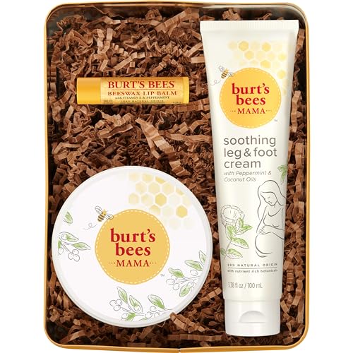 Burt's Bees Pregnancy Essentials Gifts Set, 3 Giftable Baby Shower ...