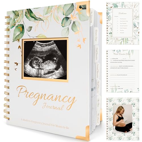 Pregnancy Journal Memory Book - 90 Pages Hardcover Pregnancy Book, ...