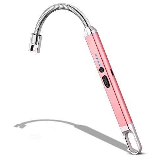 MEIRUBY Electric Candle Lighter, USB Arc Rechargeable Windproof Long Lighter for Candle, Birthday Gift for Women Men Mom Wife Sister