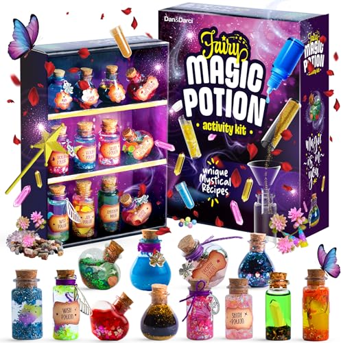 Fairy Magic Potion Kit for Kids - Easter Gifts for Girls - 6 7 8 9 10 Year Old Girl Gift - Christmas Ideas - Toys 8-10 7-8 - Arts and Crafts for Kid Ages 6-8 Years - Magical Workshop Craft Kits
