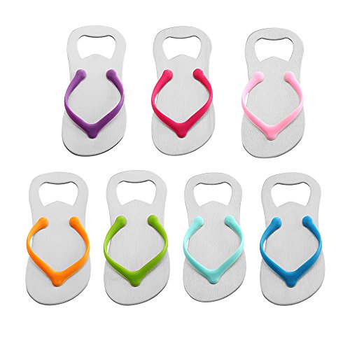 QLL 7 pack Flip-flop Bottle Opener, Gift Wrap for Each ...