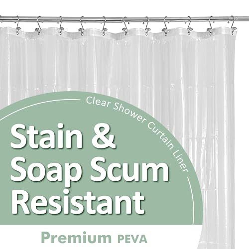 Barossa Design Plastic Shower Liner Clear - Premium PEVA Shower ...