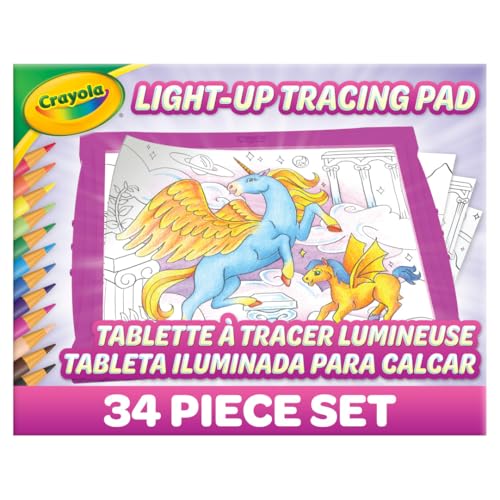 Crayola Light Up Tracing Pad - Pink, Writing & Drawing ...
