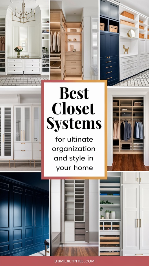 Best Closet Systems for Ultimate Organization and Style in Your Home