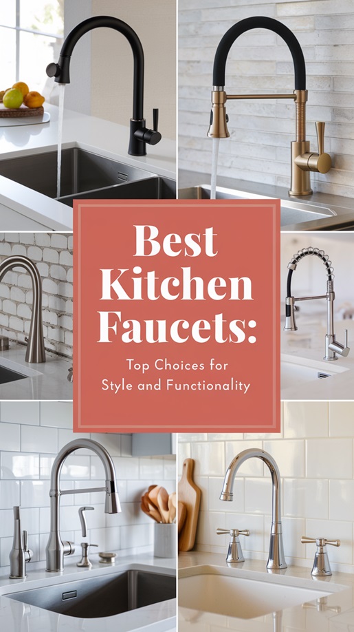 Best Kitchen Faucets: Top Choices for Style and Functionality
