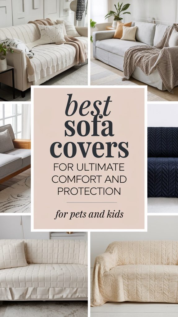 Best Sofa Covers for Ultimate Comfort and Protection for Pets and Kids