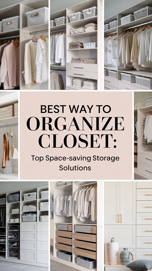 Best Way to Organize Closet: Top Space-Saving Storage Solutions