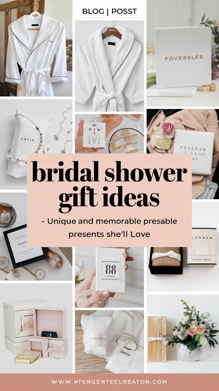 Bridal Shower Gift Ideas – Unique and Memorable Presents She’ll Love ...