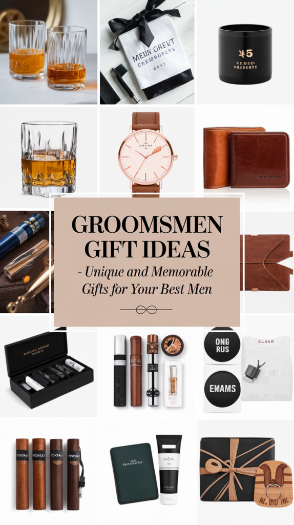 Groomsmen Gift Ideas - Unique and Memorable Gifts for Your Best Men