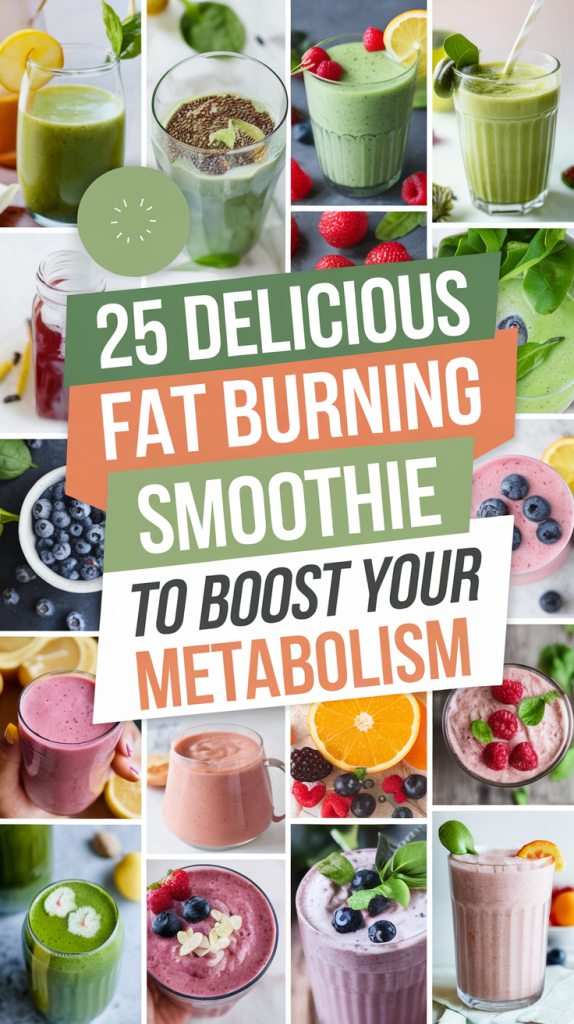 25 Delicious Fat Burning Smoothie Recipes to Boost Your Metabolism