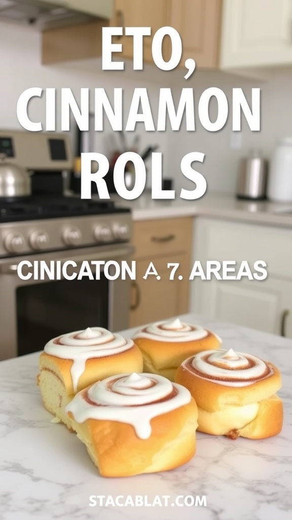 Keto cinnamon rolls with cream cheese frosting
