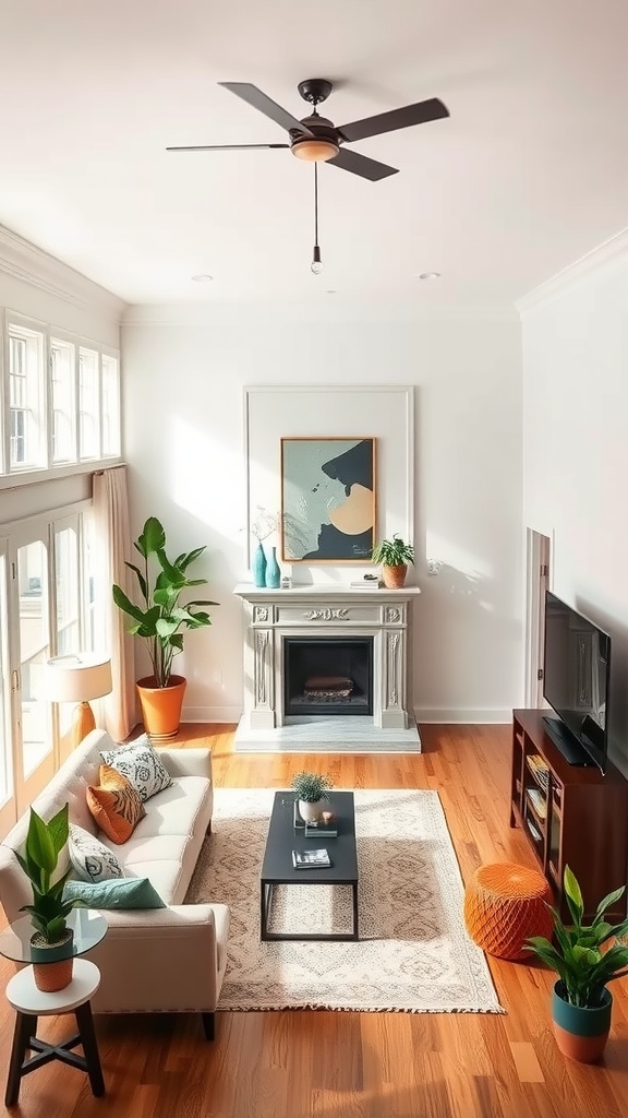 Elegant living room with classic decor and warm tones, showcasing old money interior design.