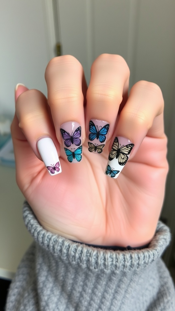 25 Stunning Butterfly Nail Art Ideas You’ll Love