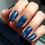 25 Gorgeous Dark Blue Nail Ideas for Your Next Manicure