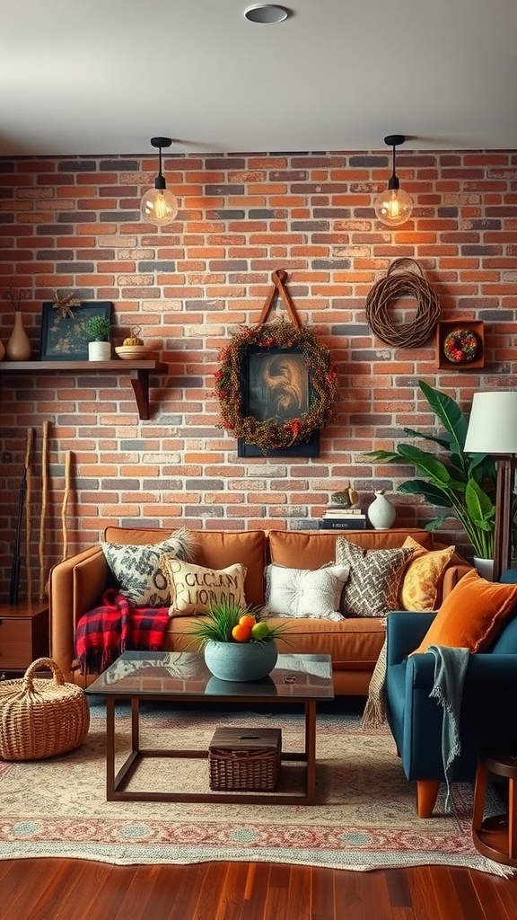 25 Stunning Brick Wall Ideas for Your Living Room Interior
