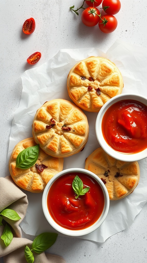 Sundried Tomato and Basil Keto Biscuits